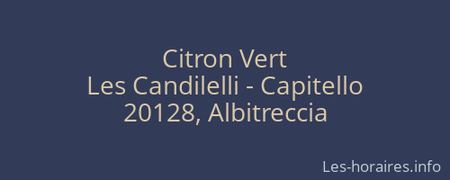 Citron Vert