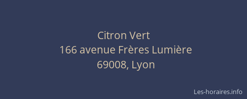 Citron Vert