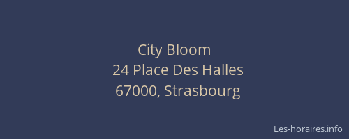 City Bloom