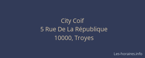 City Coif