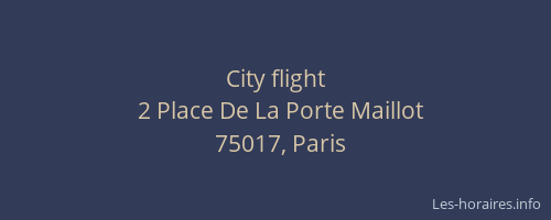 City flight