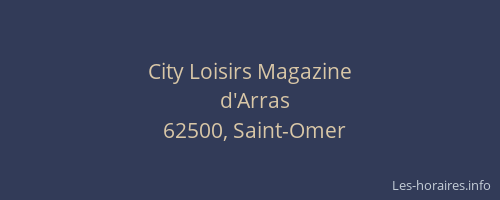 City Loisirs Magazine