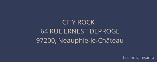 CITY ROCK