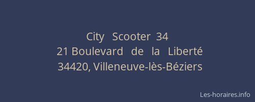 City   Scooter  34