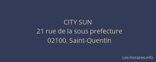 CITY SUN