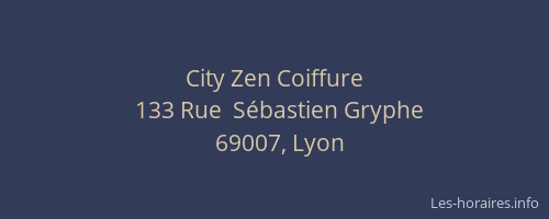 City Zen Coiffure