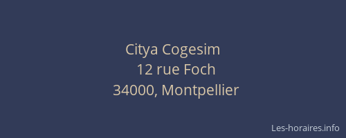Citya Cogesim