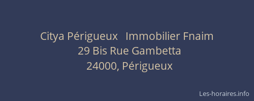 Citya Périgueux   Immobilier Fnaim