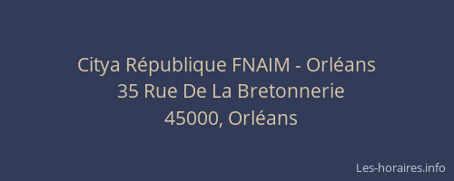Citya République FNAIM - Orléans