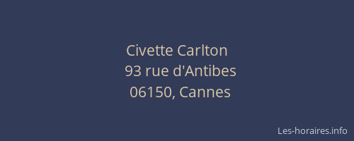 Civette Carlton