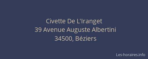 Civette De L'Iranget