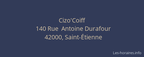 Cizo'Coiff