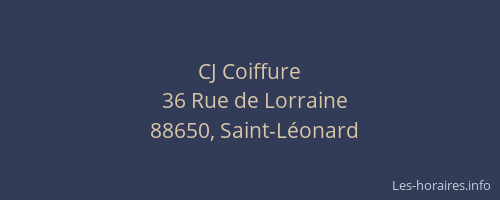 CJ Coiffure