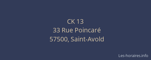 CK 13