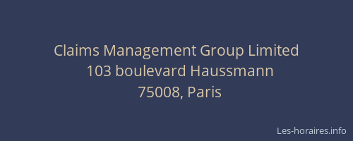 Claims Management Group Limited