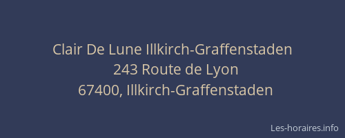Clair De Lune Illkirch-Graffenstaden