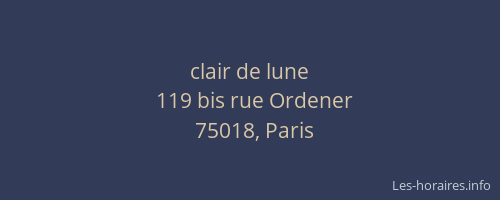 clair de lune