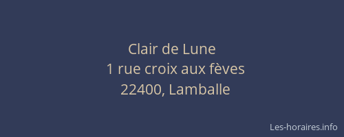 Clair de Lune