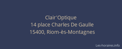 Clair'Optique