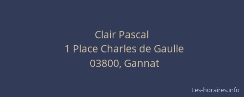Clair Pascal