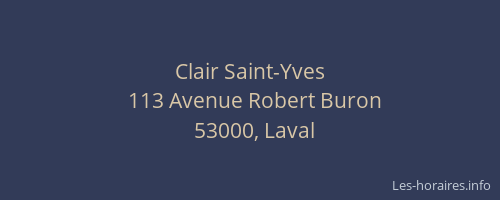Clair Saint-Yves