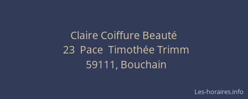 Claire Coiffure Beauté