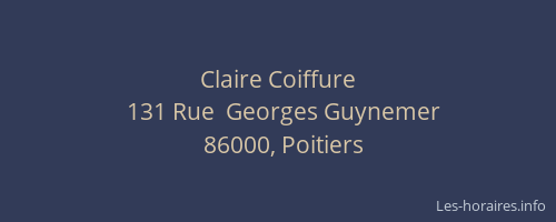 Claire Coiffure