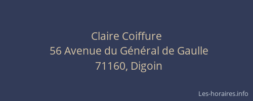 Claire Coiffure