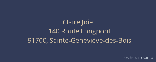 Claire Joie