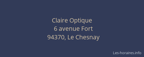 Claire Optique