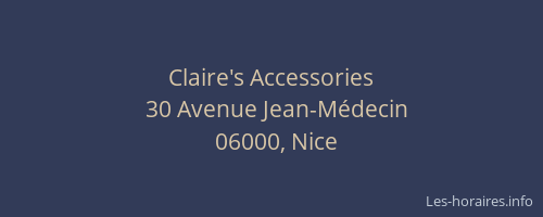 Claire's Accessories