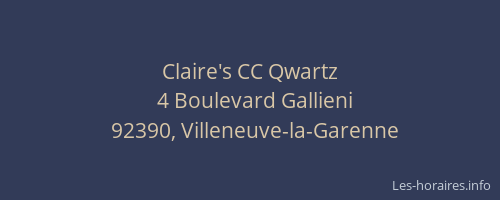 Claire's CC Qwartz