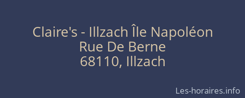 Claire's - Illzach Île Napoléon