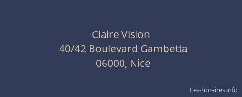 Claire Vision