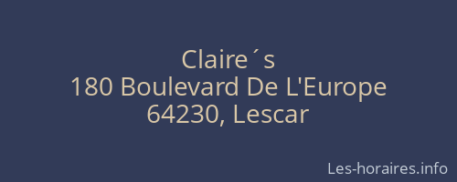 Claire´s
