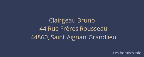 Clairgeau Bruno