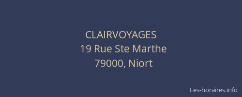 CLAIRVOYAGES
