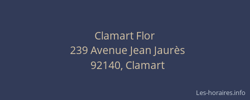 Clamart Flor