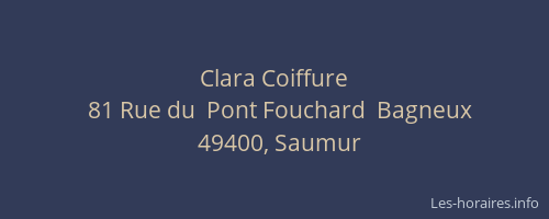Clara Coiffure