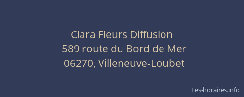 Clara Fleurs Diffusion