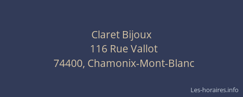 Claret Bijoux