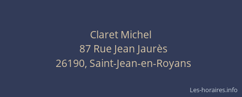 Claret Michel