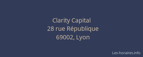Clarity Capital
