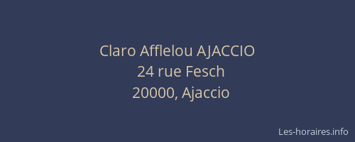 Claro Afflelou AJACCIO