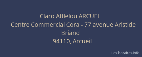 Claro Afflelou ARCUEIL