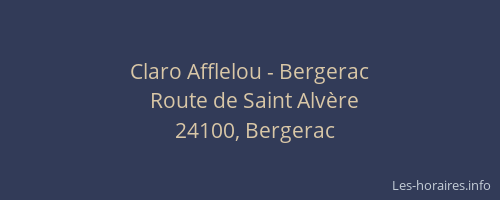 Claro Afflelou - Bergerac