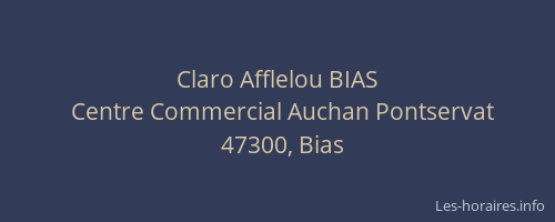 Claro Afflelou BIAS