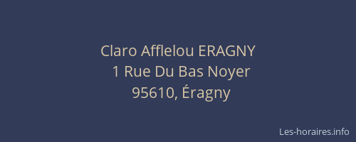 Claro Afflelou ERAGNY