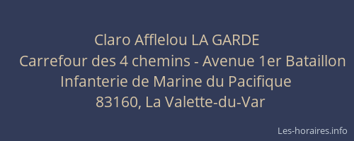 Claro Afflelou LA GARDE