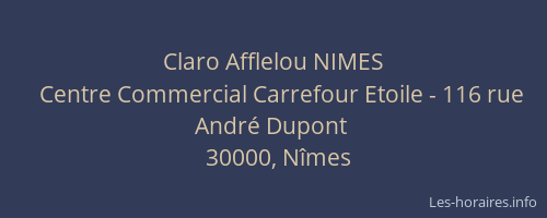 Claro Afflelou NIMES